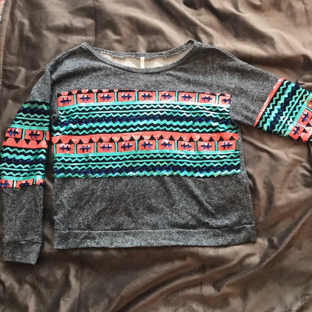 Knit/Sequin sweater